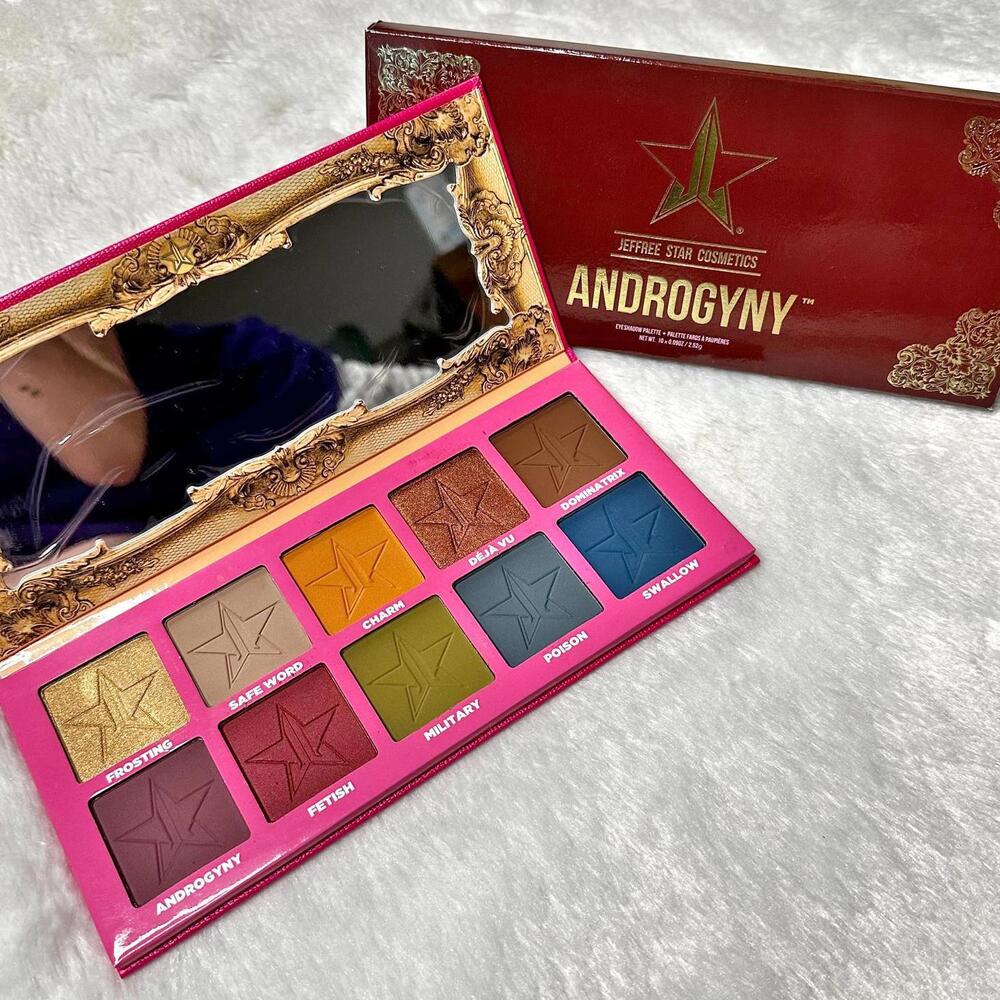 NIB Jeffree Star Androgyny Eyeshadow Palette 10 Shades Full Size